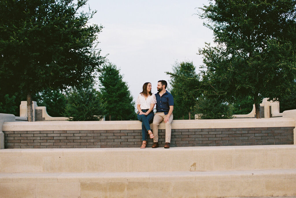 Outdoor Engagement Photos in Houston with Meagan and Landon