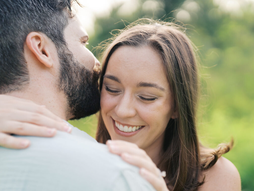 summer couples photoshoot at the park