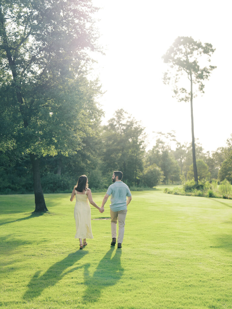 Outdoor Engagement Photos in Houston with Meagan and Landon