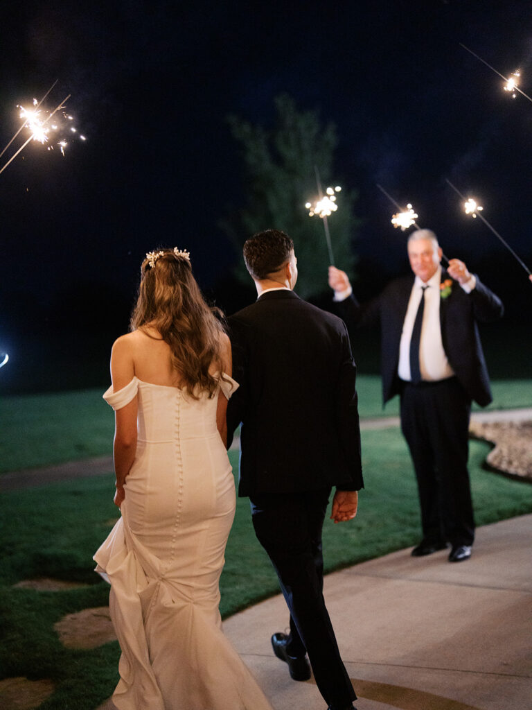 sparkler wedding exit