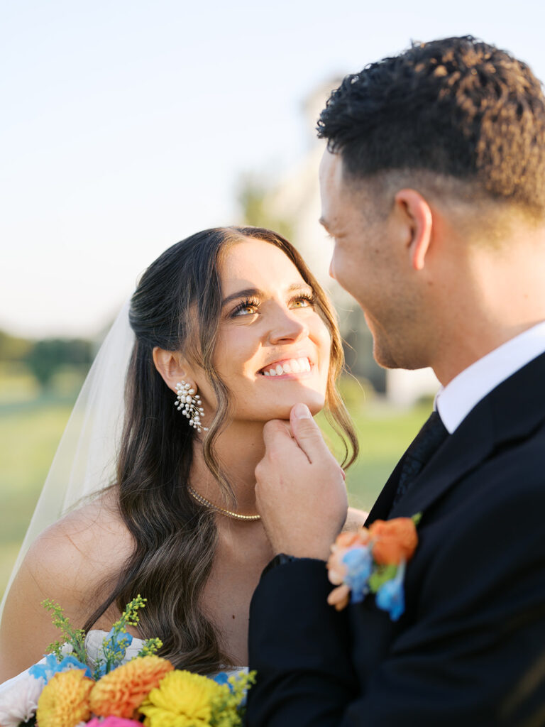 bride and groom wedding photos at camp hosea in houston texas