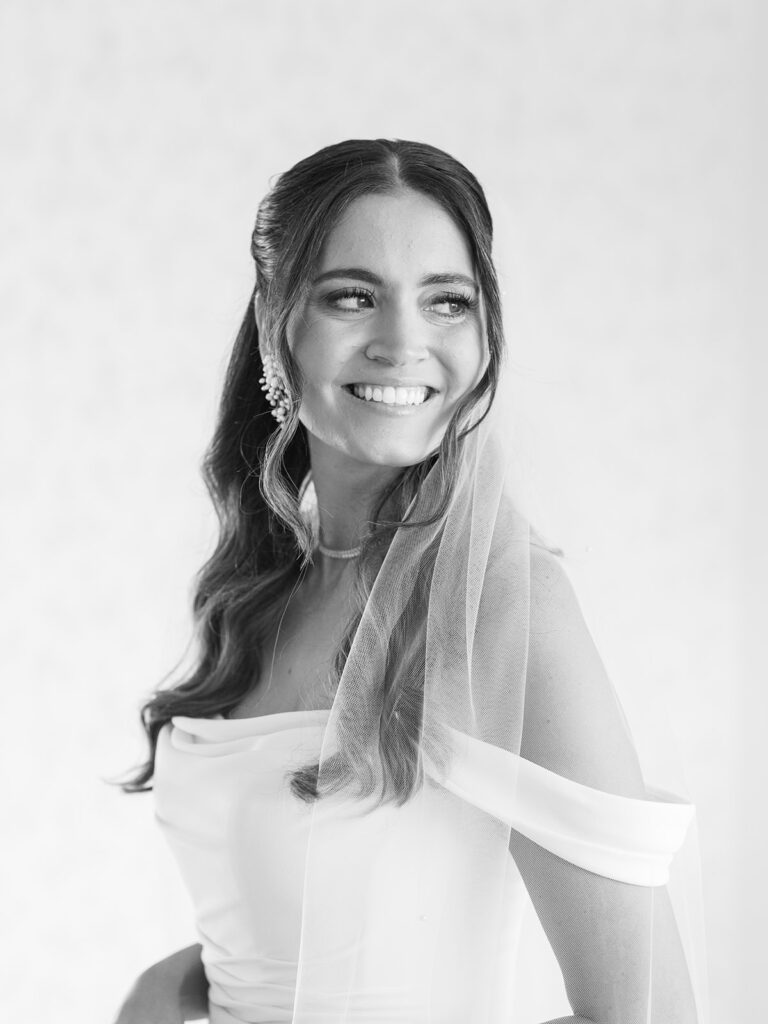 black and white documentary style wedding photography