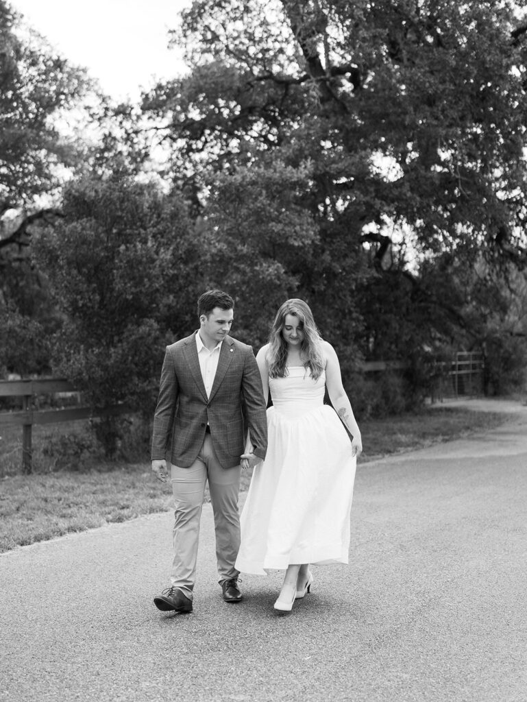 documentary style engagement photos outdoors