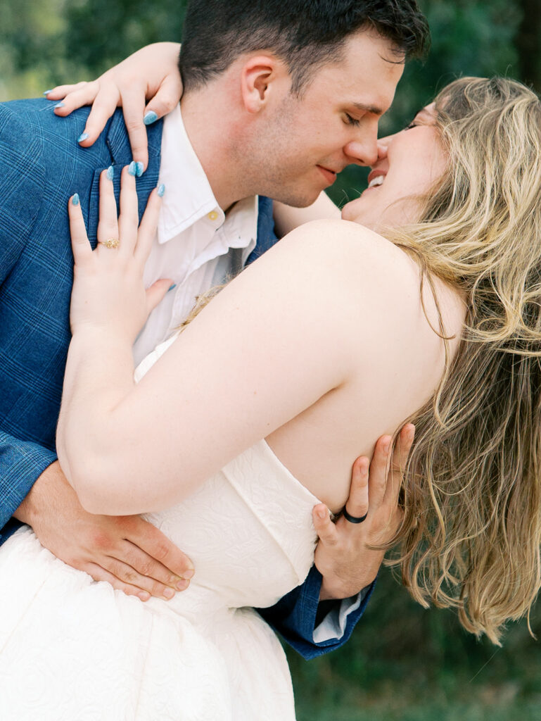 documentary style engagement photos outdoors