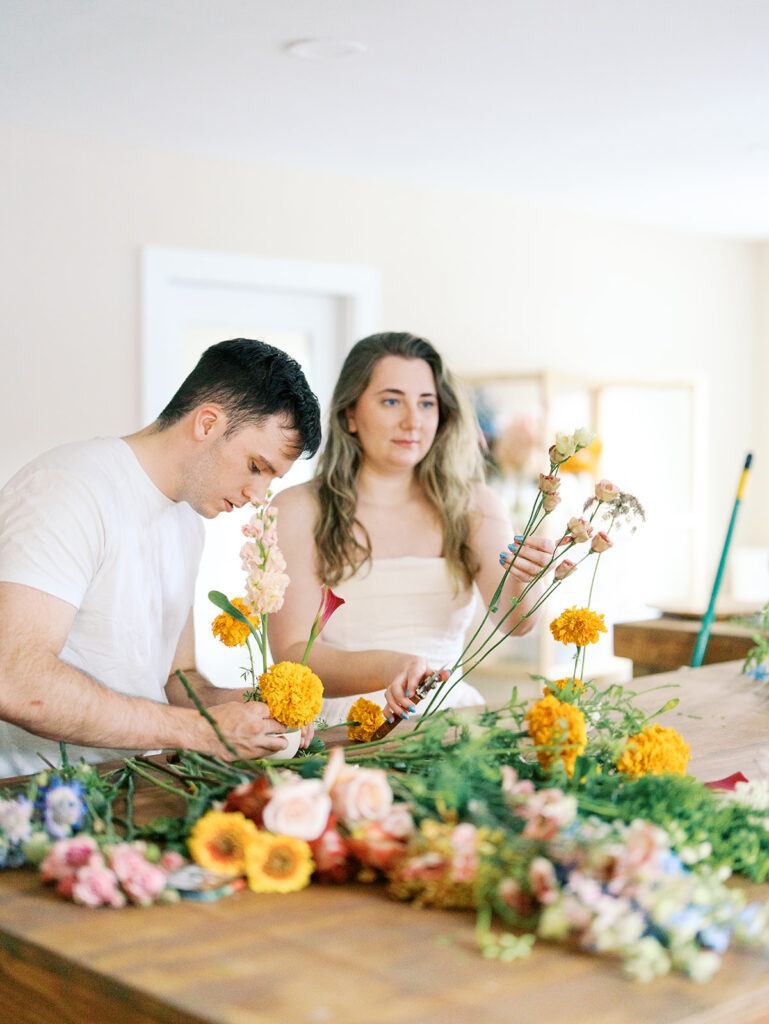 studio engagement pictures captured by angelina loreta photography