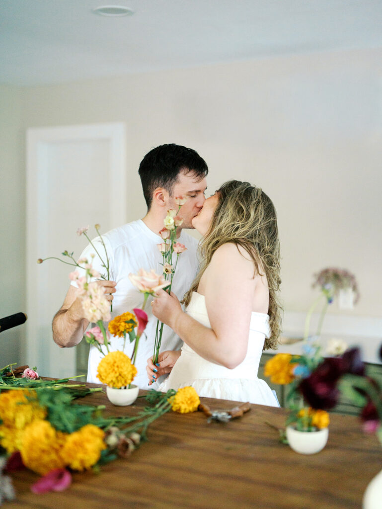 Studio Engagement Pictures That Celebrate a Love in Full Bloom