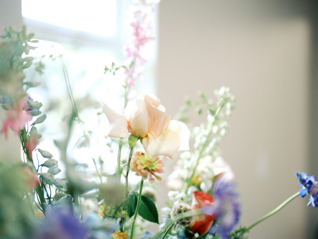 austin wedding florist engagement session film inspired