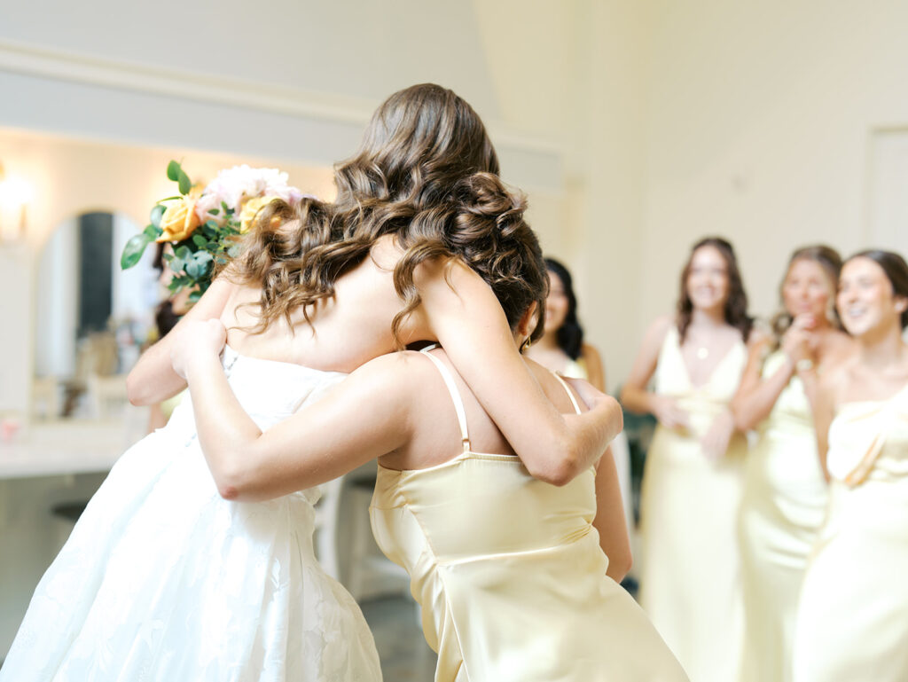 grand pines reserve wedding photos colorful wedding theme