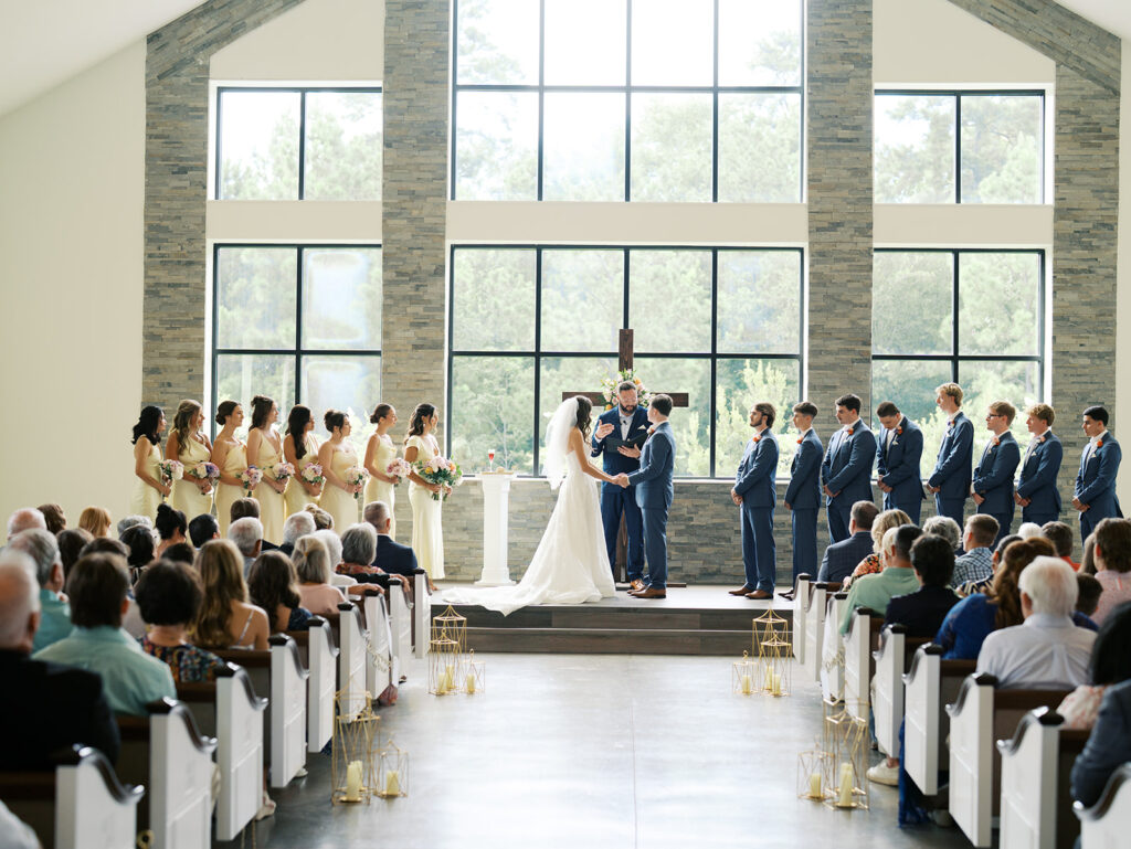 grand pines reserve wedding ceremony