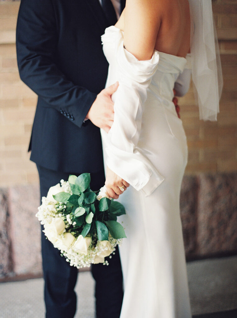 film wedding photos city elopement in houston