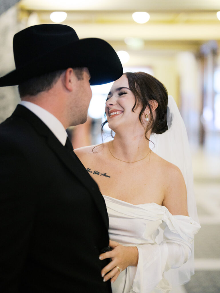 houston courthouse elopement ceremony