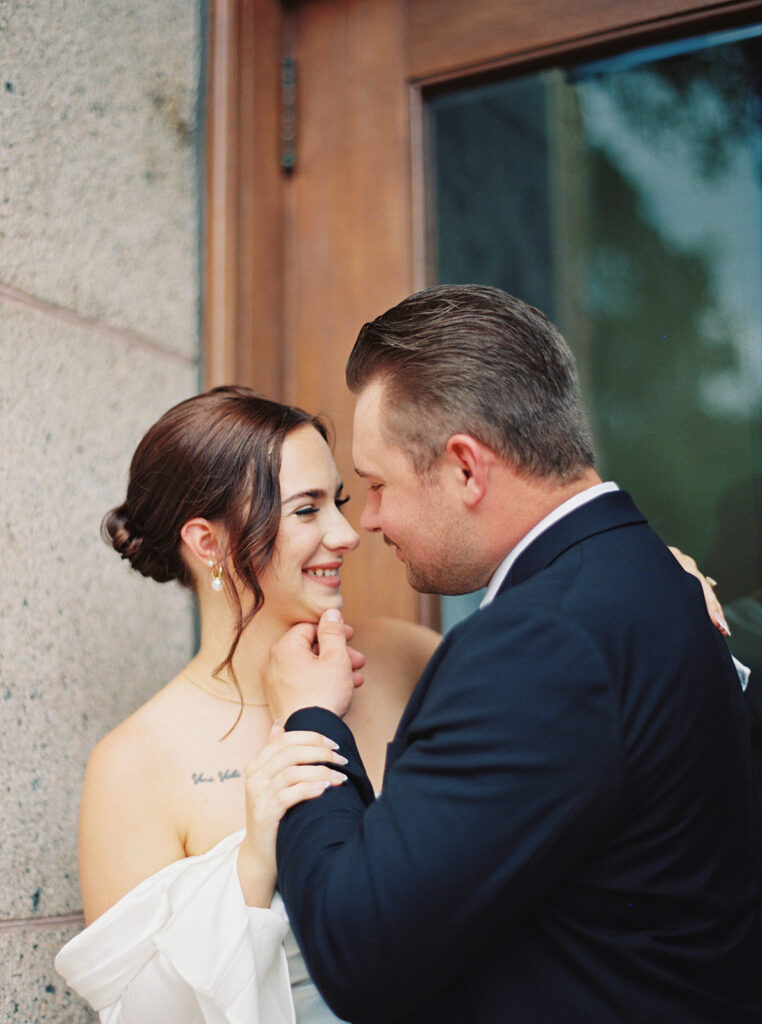 A Houston Courthouse Elopement For a Timeless, Intimate Love Story