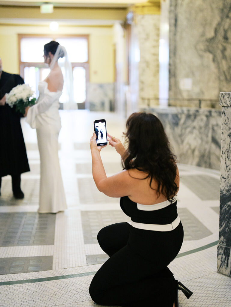 A Houston Courthouse Elopement For a Timeless, Intimate Love Story
