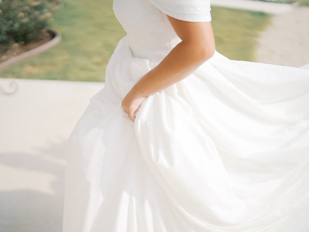 Film-Inspired Wedding Bridal Photoshoot in Houston With a Timeless, Elegant Feel