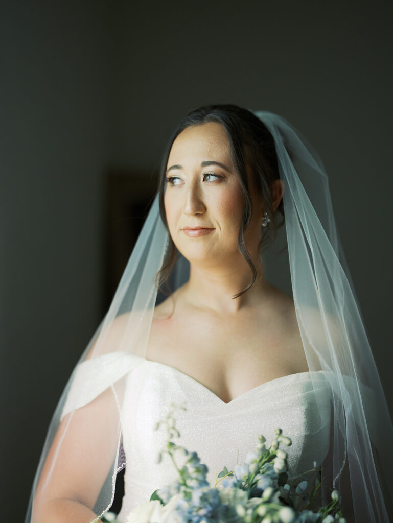 Film-Inspired Wedding Bridal Photoshoot in Houston With a Timeless, Elegant Feel