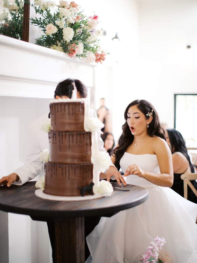 cocktail hour and reception photos at the windrow events indoor space