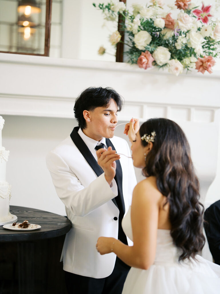 cocktail hour and reception photos at the windrow events indoor space