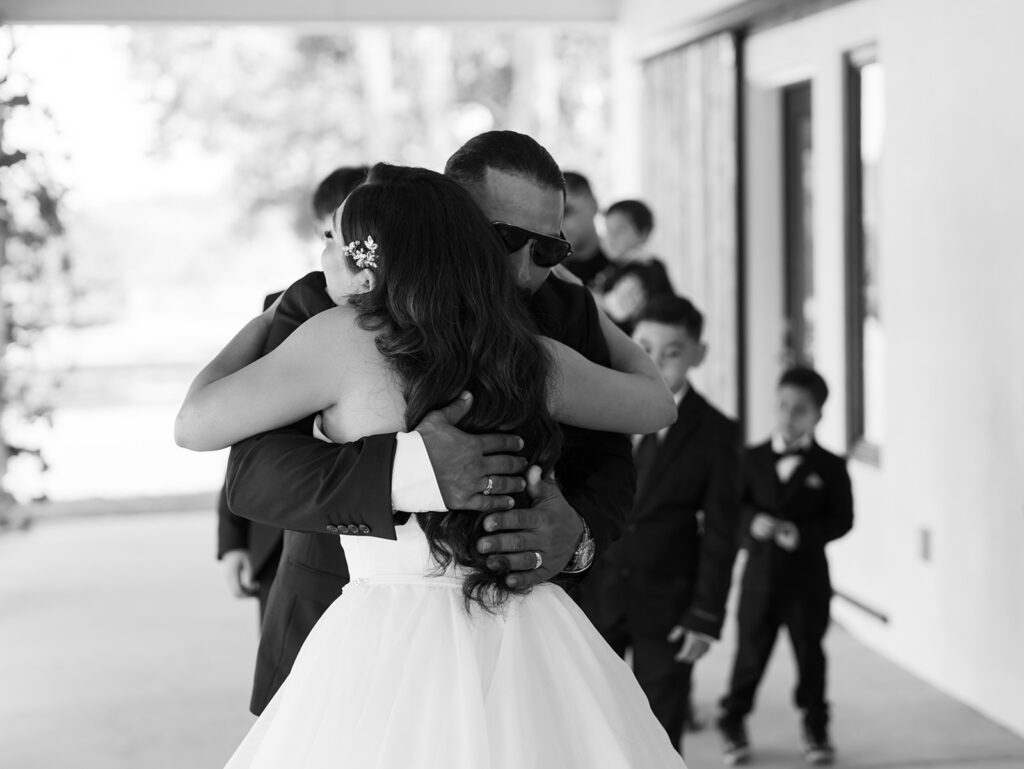 first look with bride reveal