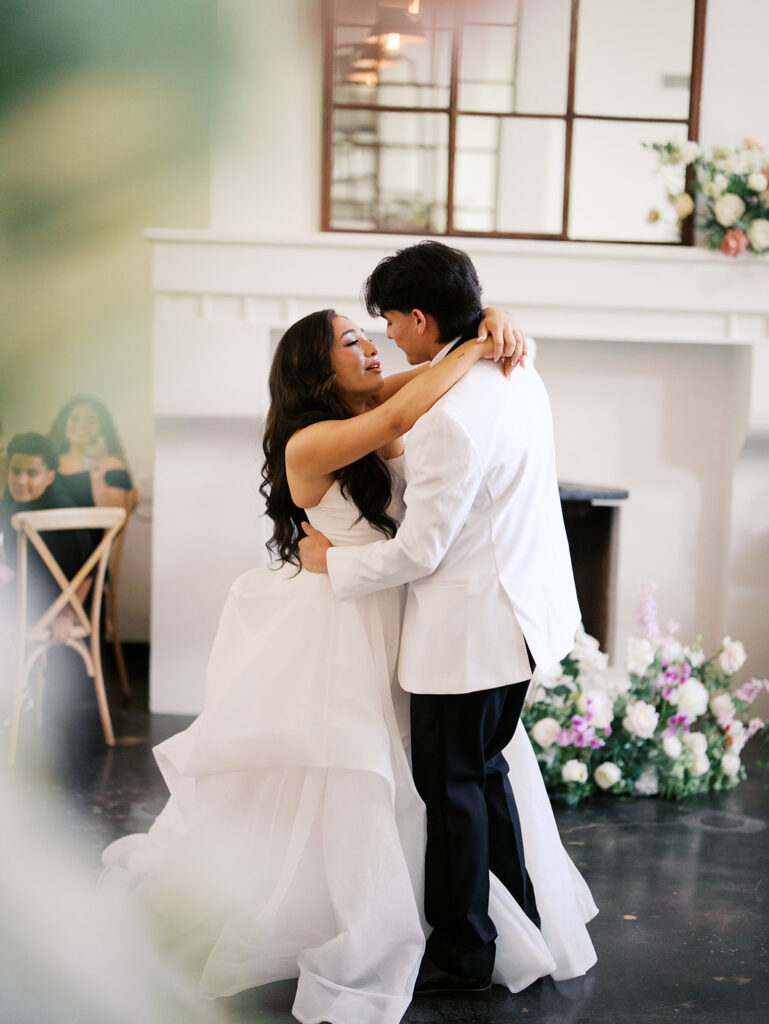 cocktail hour and reception photos at the windrow events indoor space