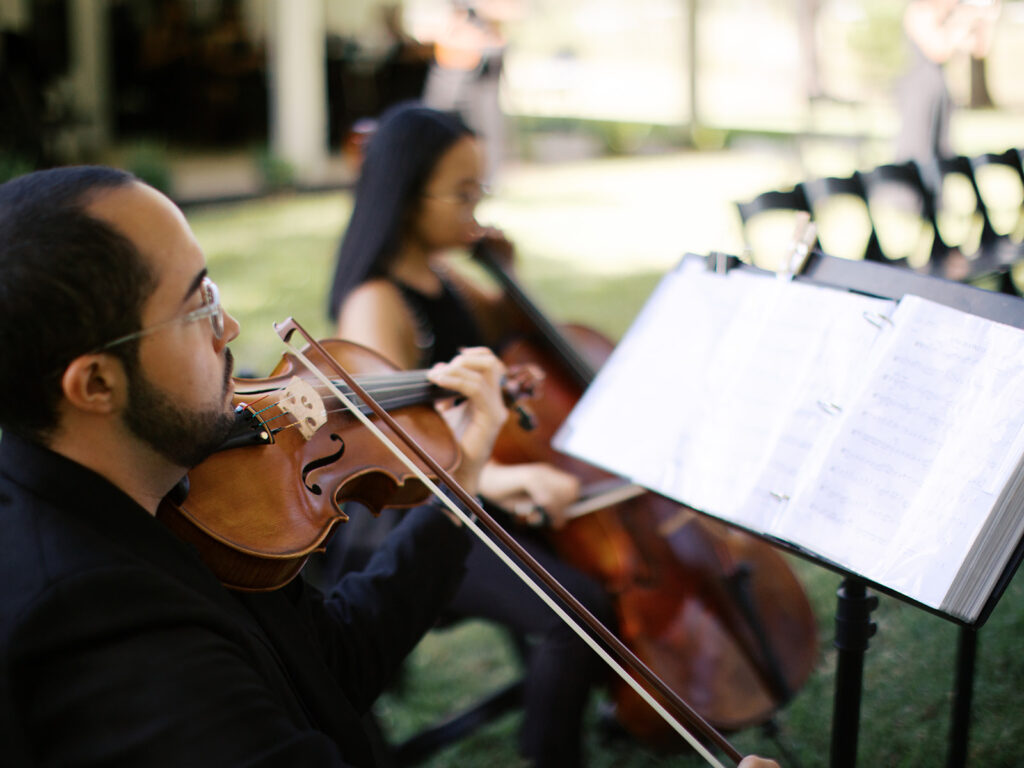 wedding ceremony photos outdoor wedding venue in houston
