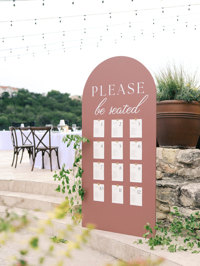 italy inspired wedding venue reception cocktail hour decor