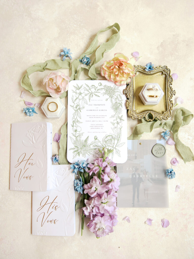 spring wedding ideas and colors palette