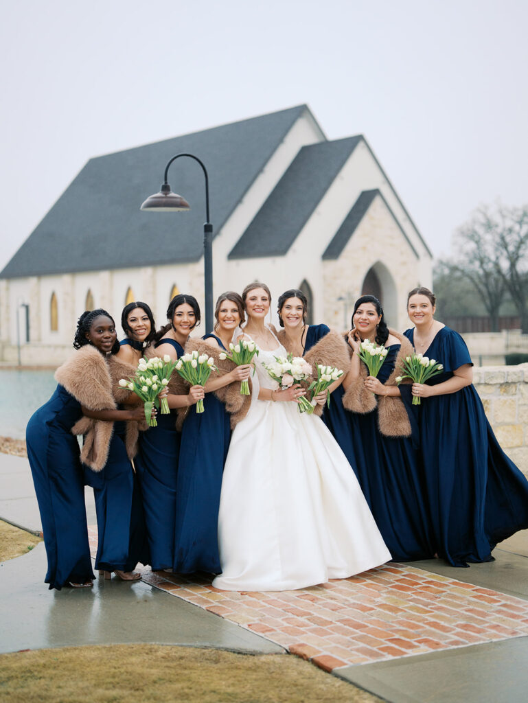timeless bridal party photos at the weinberg at wixon valley christ centered wedding day