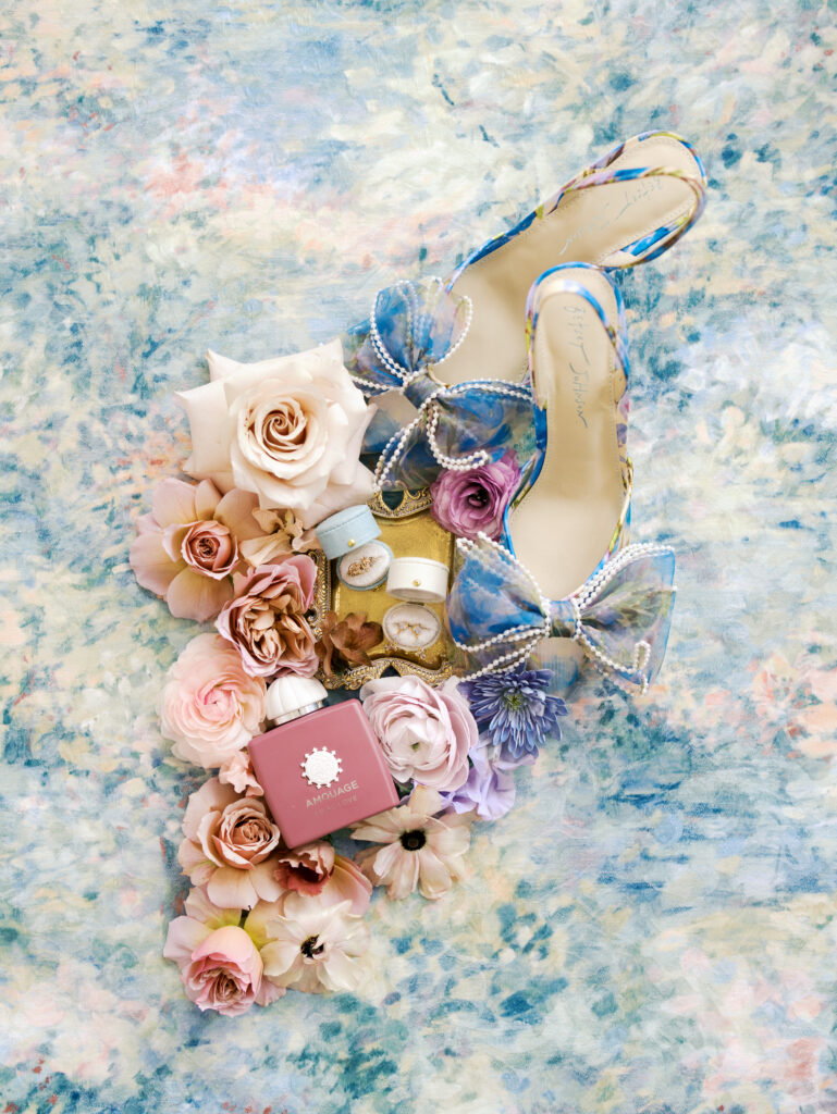 wedding in austin details with florals