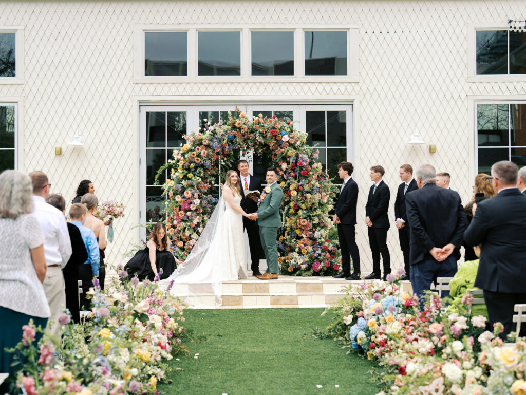 ceremony moments on wedding day in austin