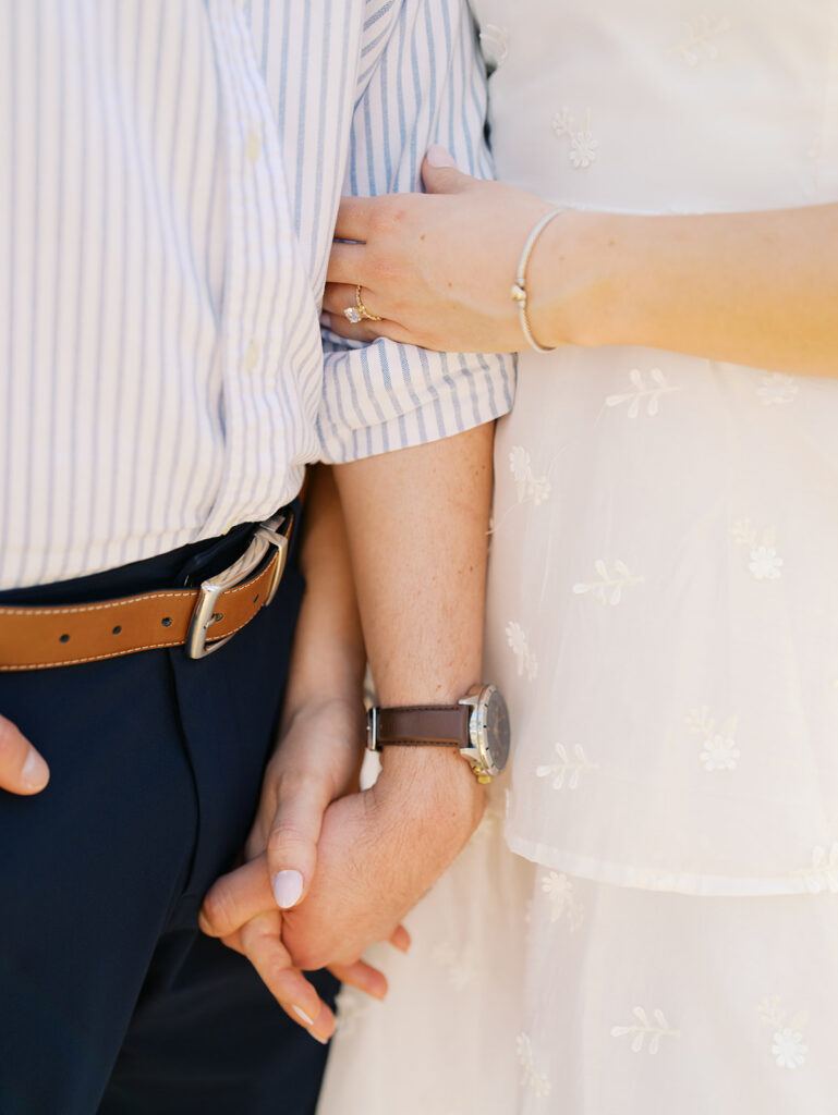 timeless film engagement photos at the contemporary austin museum