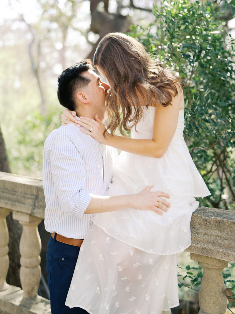 timeless film engagement photos in austin texas