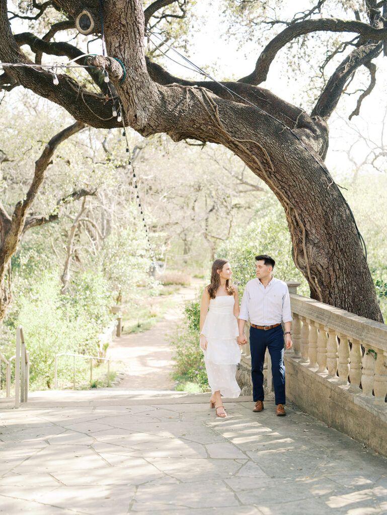 timeless film engagement photos in austin texas