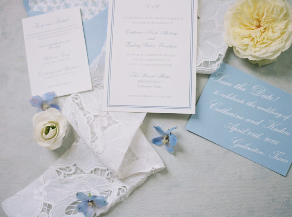 wedding day flatlay details 