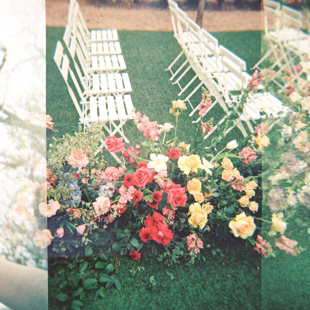 Wedding Florals for a Spring Garden Ceremony