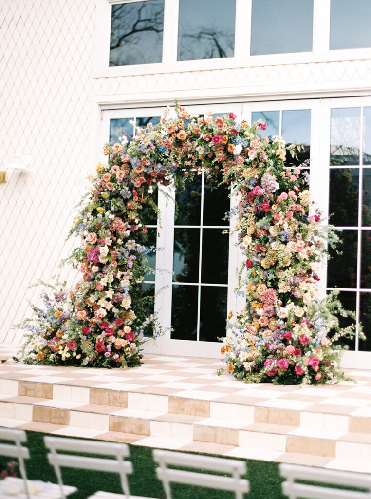 Wedding Florals for a Spring Garden Ceremony
