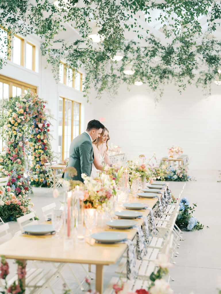 Wedding Reception Flowers for a Luxury Austin Wedding