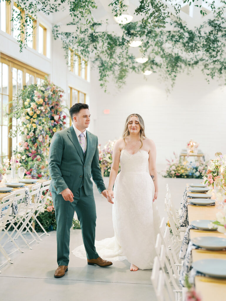Wedding Reception Flowers for a Luxury Austin Wedding